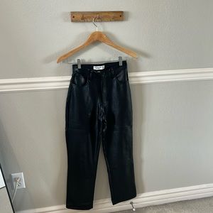 The 90’s Straight Ultra High Rise Curve Love Vegan Leather